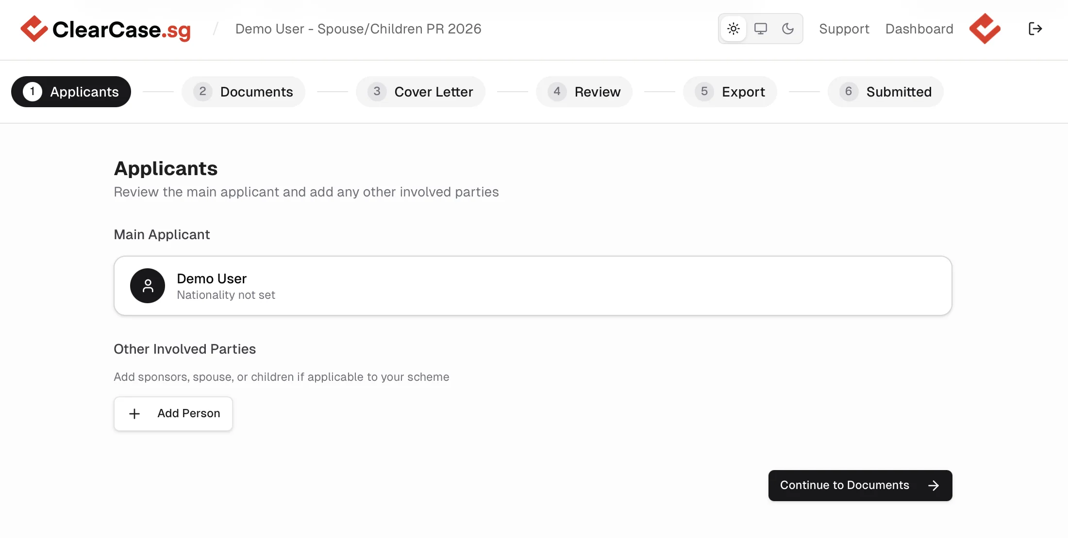 Add Applicants